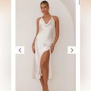 NWT Billy J Sian Champagne Bridesmaid Dress